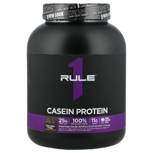 Rule One Proteins, казеиновый протеин, со вкусом шоколадной помадки, 1,82 кг (4,01 фунта)