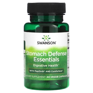 Swanson, Stomach Defense Essentials, 60 растительных капсул