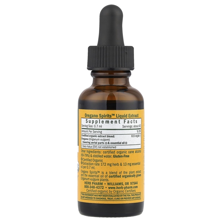 Herb Pharm, Орегано (Origanum vulgare), 30 мл (1 жидк. Унция)