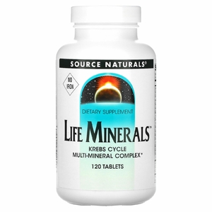 Source Naturals, «Микроэлементы жизни» без железа, 120 таблеток