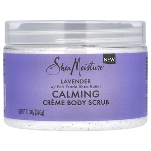 SheaMoisture, успокаивающий крем-скраб для тела, лаванда, 320 г (11,3 унции)