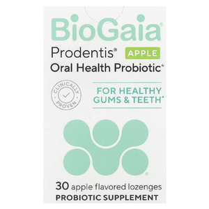 BioGaia, Prodentis, для десен и зубов, с яблочным вкусом, 30 пастилок с пробиотиками