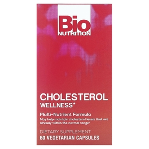 Bio Nutrition, Cholesterol Wellness, 60 вегетарианских капсул