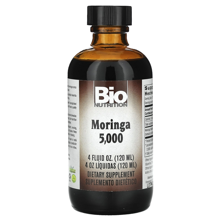 Bio Nutrition, моринга 5000, 120 мл (4 жидк. унции)