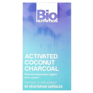 Bio Nutrition, Активированный кокосовый уголь, 260 мг, 90 вегетарианских капсул