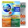 Alka-Seltzer Plus, Максимальная сила действия при простуде и гриппе, PowerMax, дневное и ночное средство, 24 жидких геля