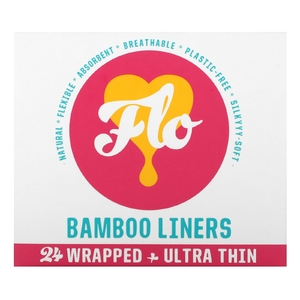 Here We Flo, Flo, бамбуковые вкладыши, ультратонкие, 24 шт. (Товар снят с продажи) 