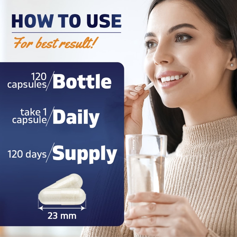 Vitamatic, витамин B1, 500 мг, 120 капсул