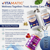 Vitamatic, витамин B1, 500 мг, 120 капсул
