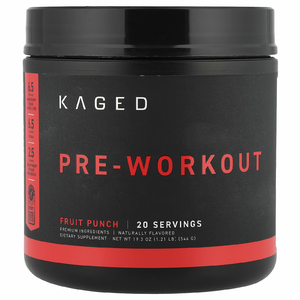 Kaged, PRE-KAGED, предтренировочный комплекс, фруктовый пунш, 592 г (1,31 фунта)