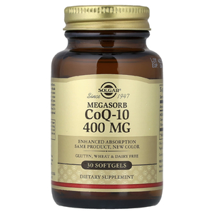 Solgar, Megasorb CoQ10, 400 мг, 30 капсул