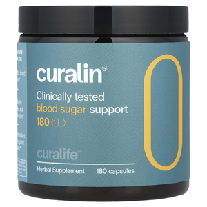 CuraLife, CuraLin улучшенная поддержка уровня глюкозы, 180 капсул