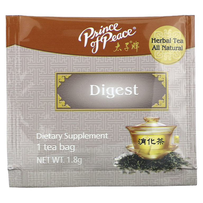 Prince of Peace, Herbal Tea, Digest, 18 чайных пакетиков, 32,4 г (1,14 унции)