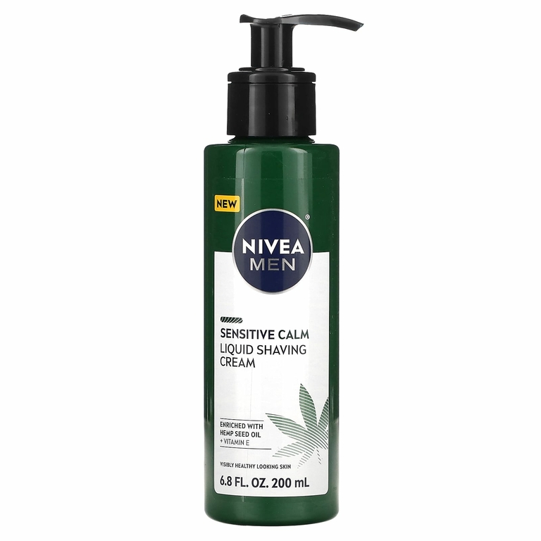 Nivea, Для мужчин, жидкий крем для бритья, успокаивающий для чувствительной кожи, 200 мл (6,8 жидк. унц.)