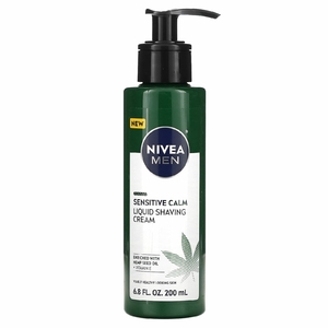 Nivea, Для мужчин, жидкий крем для бритья, успокаивающий для чувствительной кожи, 200 мл (6,8 жидк. унц.)