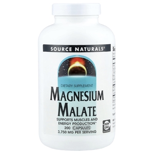 Source Naturals, малат магния, 200 капсул