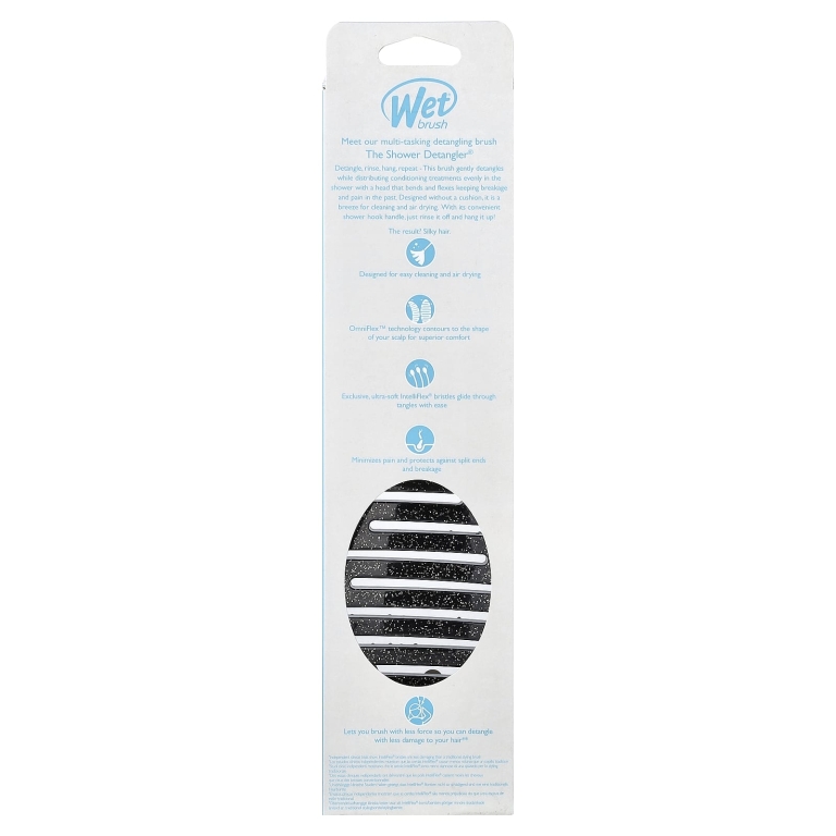Wet Brush, щетка для душа Detangler®, черная, 1 шт.