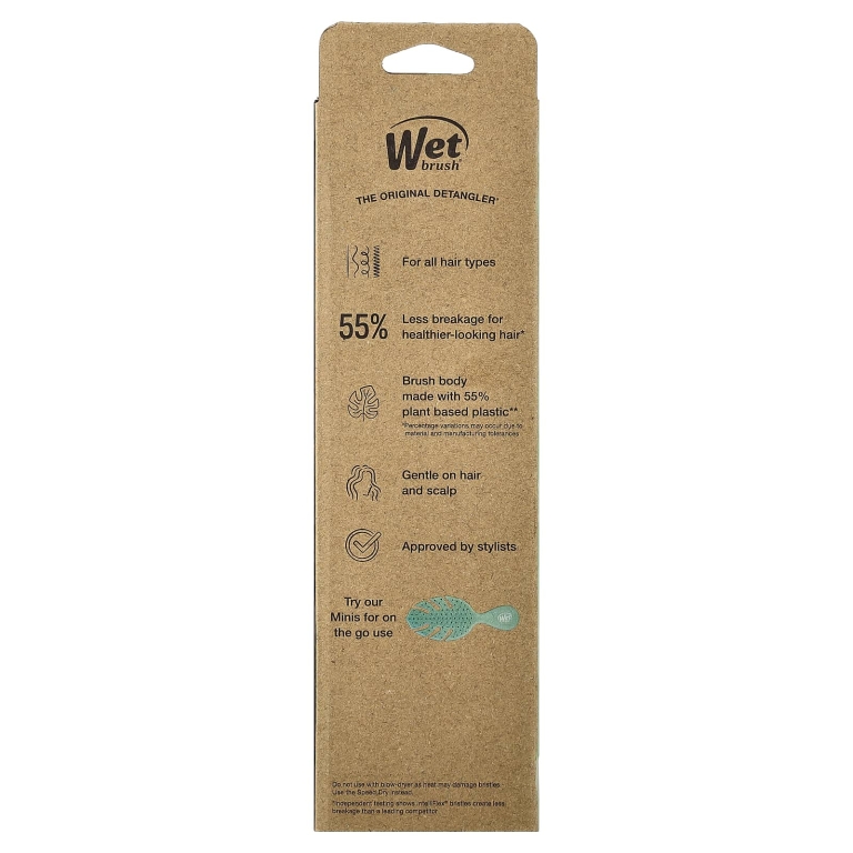 Wet Brush, Средство для расчесывания волос Go Green ™, розовый, 1 шт. (Товар снят с продажи) 