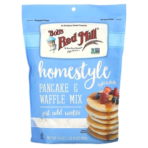 Bob's Red Mill, Смесь для блинов и вафель Homestyle, 680 г (1 фунт 8 унций) (Товар снят с продажи) 