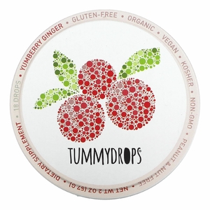 Tummydrops, глазурь, имбирь, 18 драже