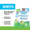 Force Factor, Liquid Labs, смесь для быстрого приготовления электролитов, лимон и лайм, 1 шт., 7 г (0,25 унции)