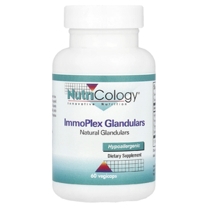 Nutricology, ImmoPlex, добавка для желез, 60 растительных капсул
