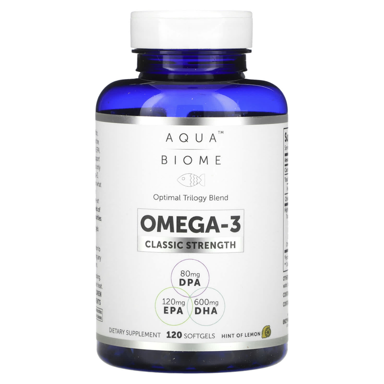 Enzymedica, омега-3, классическая сила действия, со вкусом лимона, 1200 мг, 120 капсул (600 мг в 1 капсуле) (Товар снят с продажи) 