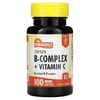 Sundance Vitamins, Полный комплекс витаминов группы B + витамин C, 100 капсул в оболочке