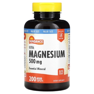 Sundance Vitamins, Ультрамагний, 500 мг, 200 капсул в оболочке