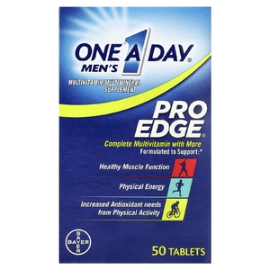 One-A-Day, Мужской Pro Edge® полноценный мультивитаминный комплекс с больше, 50 таблеток