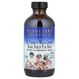 Planetary Herbals, сироп из коры дикой вишни, для детей, дикая вишня, 236,56 мл (8 жидк. унций)