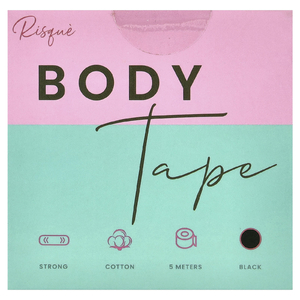Risque, Обмотка для тела, черная, 1 рулон, 5 метров (Товар снят с продажи) 