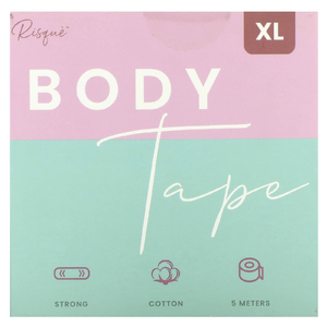Risque, тейп для тела, размер XL, бежевый, 1 рулон, 5 метров