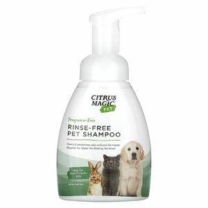 Citrus Magic, Pet, шампунь для домашних животных, без ополаскивания, без отдушек, 236 мл (8 жидк. унц.)