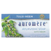 Auromere, аюрведическое кусковое мыло с ним, тулси и ним, 17 г (0,6 унции)