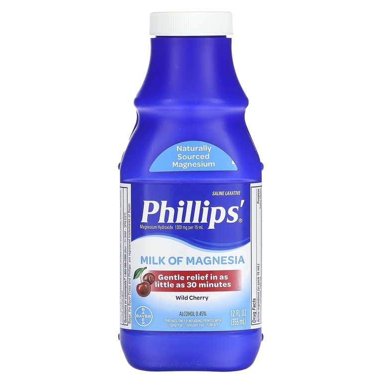 Phillip's, Магнезия, дикая вишня, 355 мл (12 жидк. Унций)