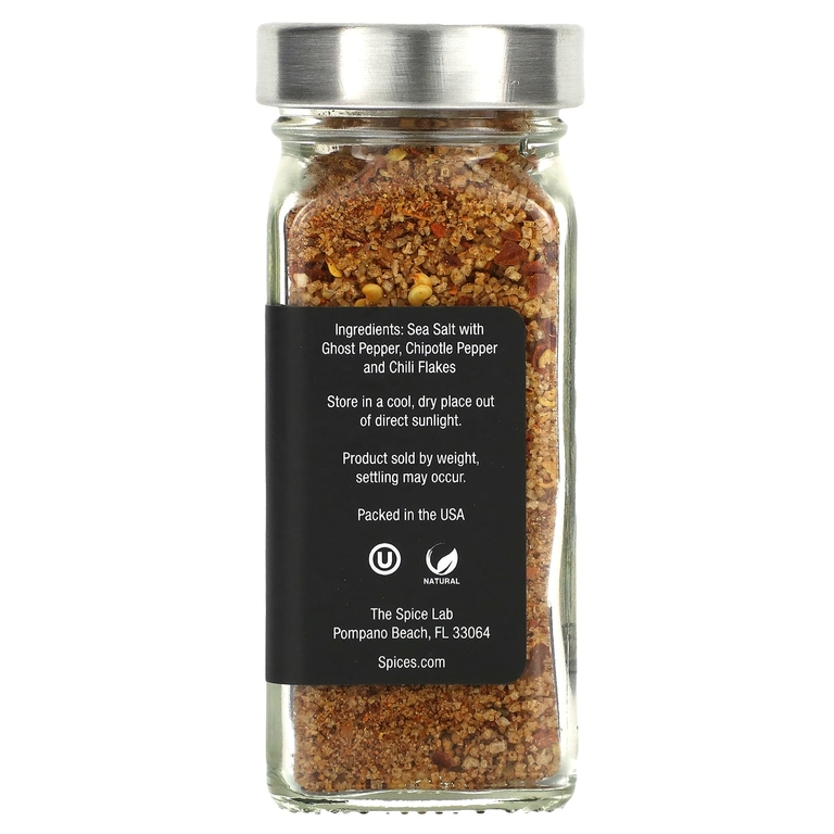 The Spice Lab, Морская соль с копченым перцем, 93 г (3,3 унции) (Товар снят с продажи) 