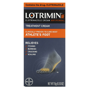 Lotrimin, крем против эпидермофитии стоп, 15 г (0,53 унции)