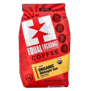 Equal Exchange, Органический кофе, Midnight Sun, молотый, французская обжарка, 283,5 г (10 унций) (Товар снят с продажи) 