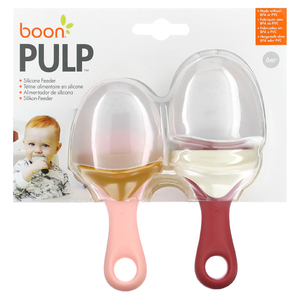 Boon, Пульпа, силиконовая кормушка, для детей старше 6 месяцев, 2 кормушки