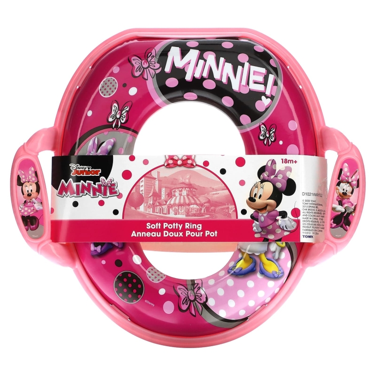 The First Years, Disney Junior Minnie, мягкое кольцо для горшочка, для 18 млн. + 1 шт. (Товар снят с продажи) 