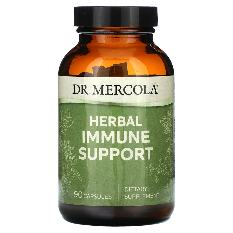 Dr. Mercola, Травяная поддержка иммунитета, 90 капсул