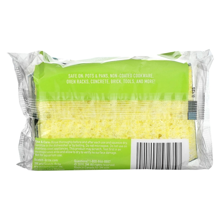 Scotch-Brite, Очищающие губки для тяжелых условий эксплуатации, 3 шт.