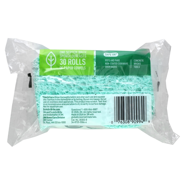 Scotch-Brite, Очищающие губки для тяжелых условий работы, 3 губки