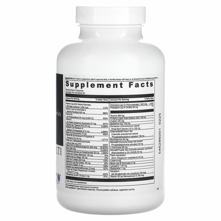 DaVinci Laboratories, Metabolic Multi, 180 капсул