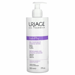 Uriage, Gyn-Phy, освежающий гель для интимной гигиены, 500 мл (17 жидк. унц.)
