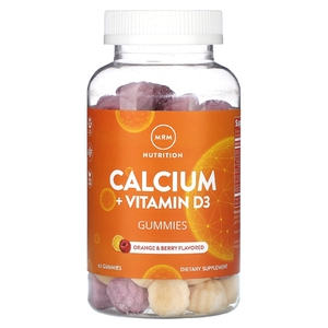 MRM Nutrition, Жевательные таблетки с кальцием и витамином D3, с апельсином и ягодами, 60 жевательных таблеток (Товар снят с продажи) 