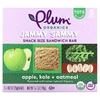 Plum Organics, Jammy Sammy, сэндвич-батончик для детей от 15 месяцев, яблоко, капуста и овсянка, 5 батончиков, 29 г (1,02 унции)
