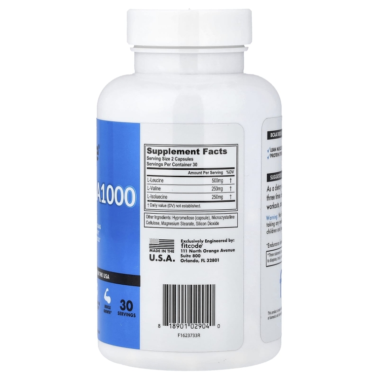 fitcode, BCAA 1000, 60 капсул (Товар снят с продажи) 