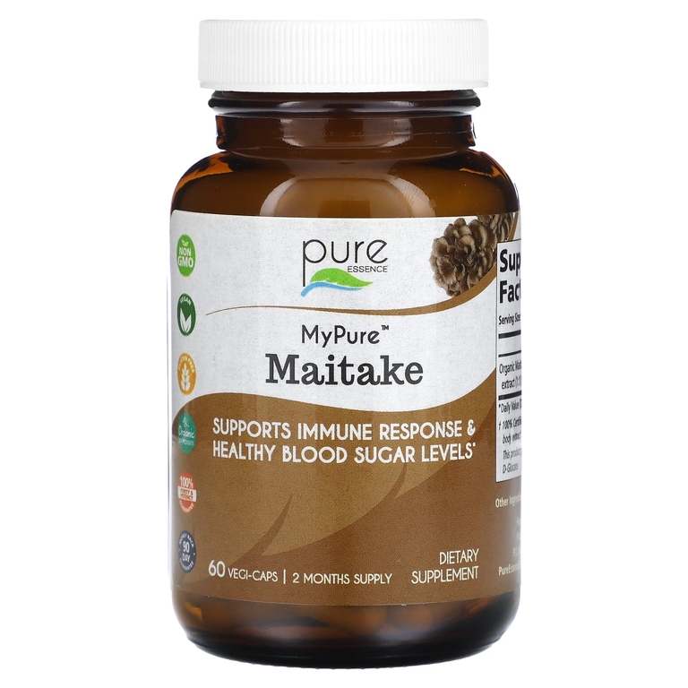 Pure Essence, MyPure, майтаке, 60 растительных капсул